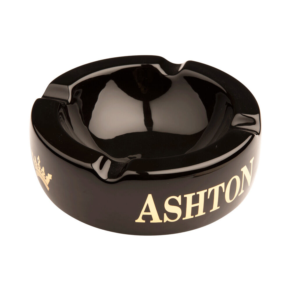 Ashton Black Ashtray, , jrcigars